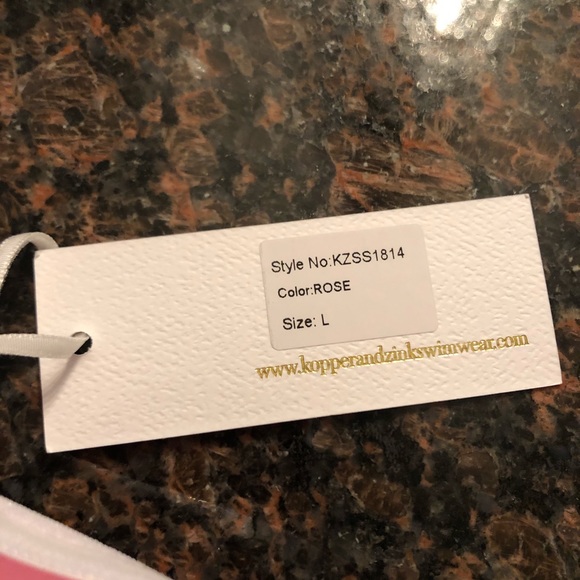 NWT🆕Anthropologie Bikini Top Kopper & Zink Swim - Picture 5 of 6